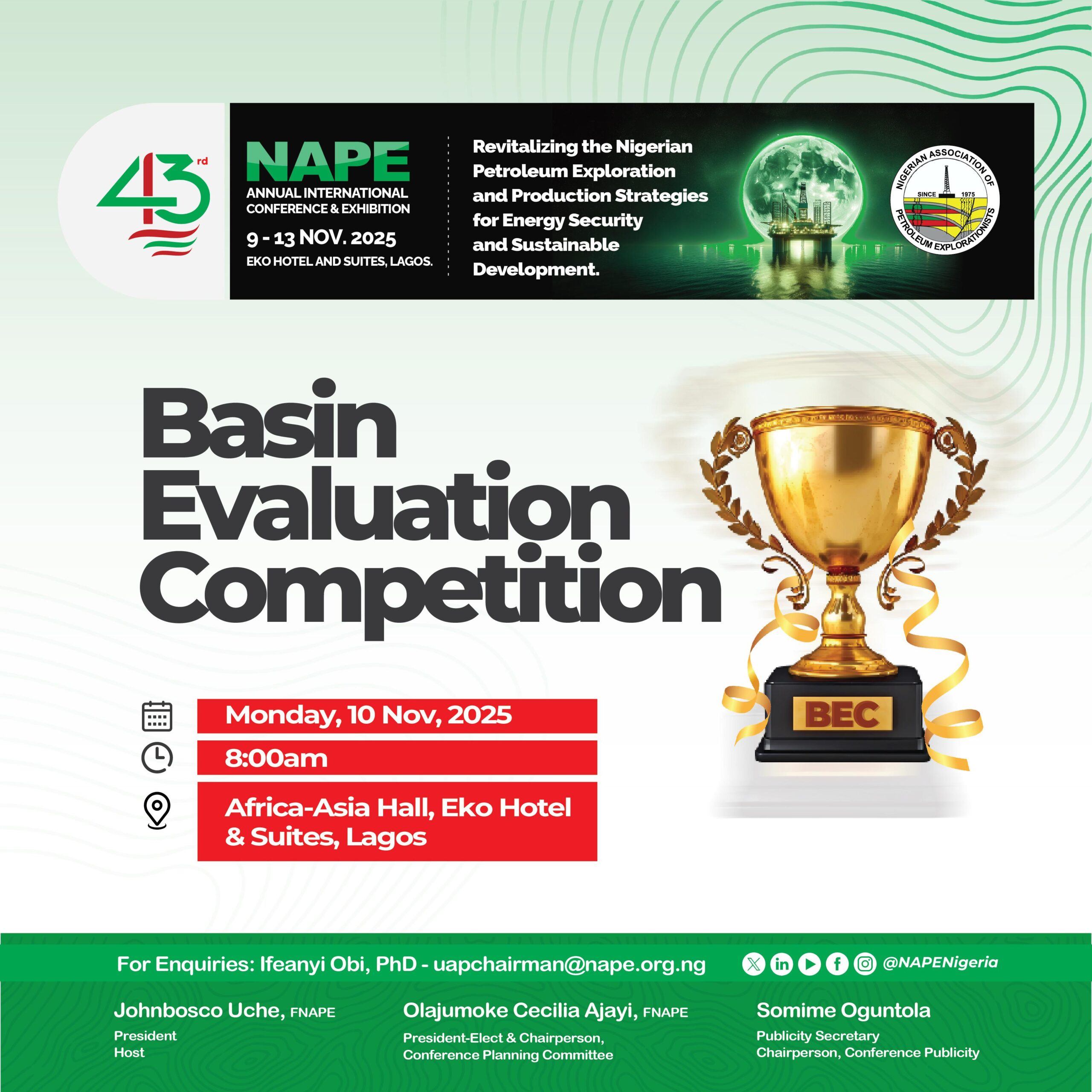 Basin Evaluation Competition
