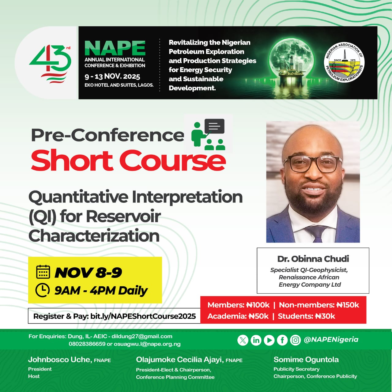 Pre-Conference Short Course1
