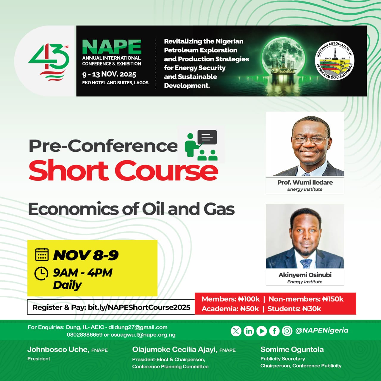 Pre-Conference Short Course2